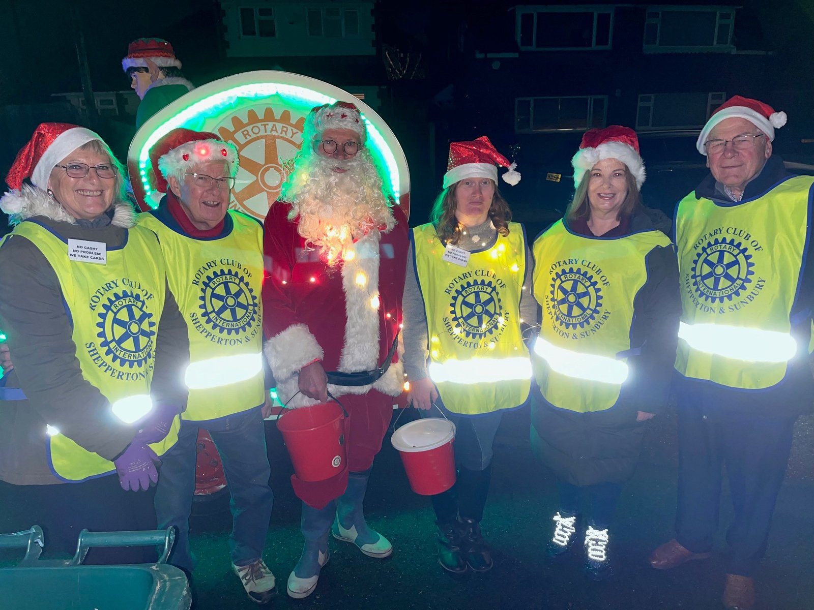 Santa visits Sunbury