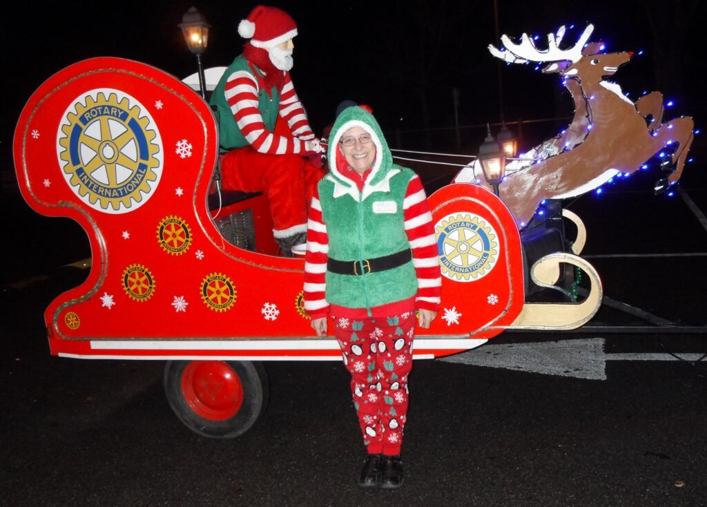 Santa visits Shepperton