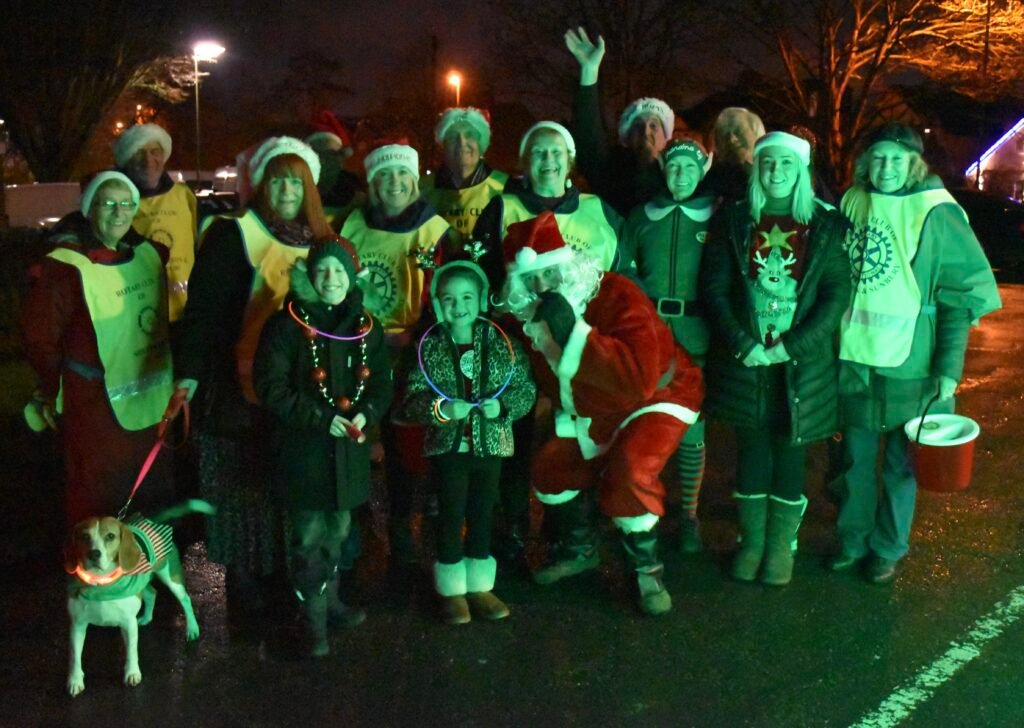 Santa visits Sunbury